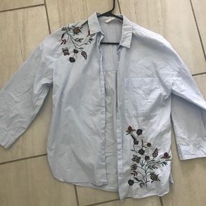 Zara Collection Button Down Shirt Size Small